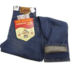 Lee 201 デニムパンツ アメリカンスタンダード リー ジッパーフライ ストレート ジーンズ 02010-194 中色ブルー