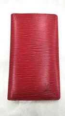 ルイヴィトン　Louis Vuitton　ポルト・カルト・クレディ　エピ　レザー　レッド　　53