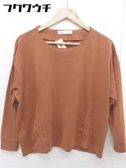 ◇ SENSE OF PLACE by URBAN RESEARCH センス オブ プレイス 長袖 カットソー サイズF テラコッタ系 レディース  【1103290009865】