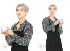 【中古】ポストカード ホシ ポストカード2枚セット 「SEVENTEEN CAFE 2020」