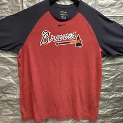 古着　ラグランTシャツ 3XLサイズ　ナイキ　Braves ブレーブス
