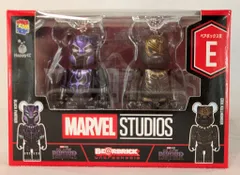 サニーサイドアップ HAPPYくじ BE@RBRICK MARVEL STUDIO ペアボックス賞 E.BLACK PANTHER & ERIK KILLMONGER 100%