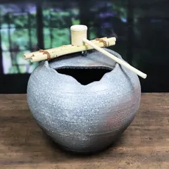 【最終価格 16日まで】信楽焼 電動 つくばいセット 陶器 壷  手水鉢 dt-0025-image1.gif