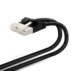 新品 エレコム LANケーブル 0.15m×2本 ツメが折れない やわらか CAT6 ブラック LD-GPYTB/BK015W