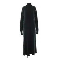 チノ CINOH CI RIB KNIT DRESS ワンピース ニット 36 ネイビー /ES ■OS