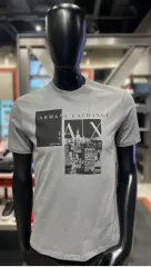 新品 正規品 ARMANI(アルマーニ) ARMANI EXCHANGE(アルマーニ エクスチェンジ) ダークグレー ショートスリーブ 半袖Tシャツ