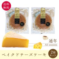 チーズケーキ5号 2個セット ベイクドチーズ  ポスト投函便　1000円ポッキリ　買いまわり ホールケーキ