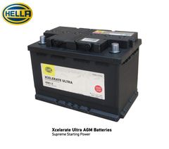HELLA ヘラー バッテリー AGM L3 LN3 70Ah ISS車対応
