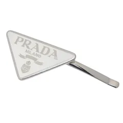 新発売の PRADA プラダ ヘアピン ホワイト 白 付属品完備 ヘア