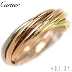 Cartier カルティエ トリニティリング7連 指輪 #53/12.5号 K18YG