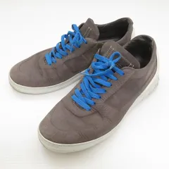 #ans ダンヒル Dunhill スニーカー 42 1/2 グレー レザー レースアップ ロゴ イタリア製 メンズ [912362]のサムネイル