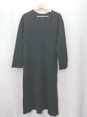 ◇ ⊇ JOURNAL STANDARD ジャーナルスタンダード 無地 長袖 ロング ワンピース サイズ ブラック系 レディース E  【1506190000558】