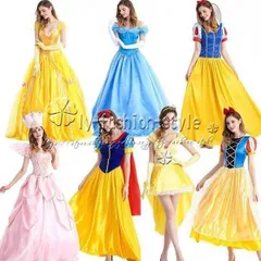 新品 コスプレ衣装 白雪姫 仮装 コスチューム お姫様 ハロウィン ロング丈ワンピース 姫ドレス プリンセス シンデレラドレス Halloween Chr