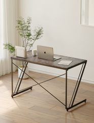 新品 §Ｃ∞Ｙ∞ＹＥＡＲ＼ＣＯＬＯＲ オフィスワークテーブル デスク オフィスワークデスク リモートワークテーブル 幅100cm×奥行50cm  ｚ型 机 在宅勤務 折りたたみ パソコンデスクワークデスク 組立簡単 アジャスター付き シンプルデスク 作業台 エ