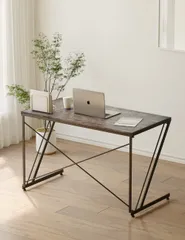 新品 §Ｃ∞Ｙ∞ＹＥＡＲ＼ＣＯＬＯＲ オフィスワークテーブル デスク オフィスワークデスク リモートワークテーブル 幅100cm×奥行50cm  ｚ型 机 在宅勤務 折りたたみ パソコンデスクワークデスク 組立簡単 アジャスター付き シンプルデスク 作業台 エ