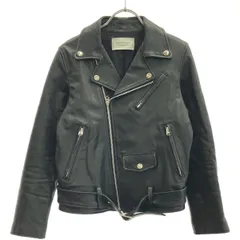 beautiful people ビューティフルピープル UNITED ARROWS別注 ラム ダブルレザーライダースジャケット 1765402401 ブラック 150