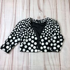 ☆agnes b. アニエスベー ドット柄 ショート丈 ジャケット レディース  