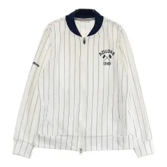 サイズ：L ADIDAS GOLF アディダスゴルフ N65958 ジップジャケット ストライプ柄 ホワイト系 [240101416146] ゴルフウェア レディース ストスト