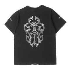 CHROME HEARTS クロムハーツ Tシャツ サイズ:M / オールドモデル Maxfield ダガー ポケット Tシャツ / ブラック / トップス カットソー 半袖 / コラボ【メンズ】【中古】