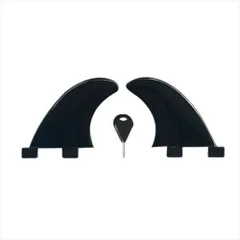 【人気商品】サイドフィン FCS対応 Funktion 2枚セット 黒 FKGFCC-SD-BLK