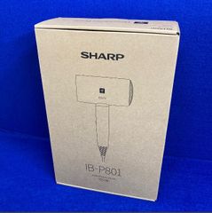 未使用 保証★SHARP プラズマクラスタードライヤー IB-P801-B ミッドナイトブラック 速乾 エアロフォルム 大風量 静電気抑制