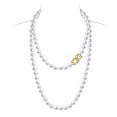 【数量限定】[FH.bird] ロングネックレス レディース パールネックレス 貝パール8mm 結婚式 真珠 母 女性 ネックレス90cm調整式 (多様な付