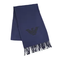 新品 アルマーニ EMPORIO ARMANI マフラー・ストール ブルーのサムネイル
