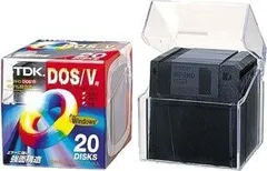 TDK 3.5インチ フロッピーディスク DOS/Vフォーマット20枚パック [MF2HD-BMX20PS]のサムネイル