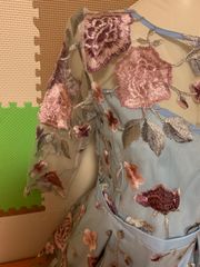 花柄ワンピース