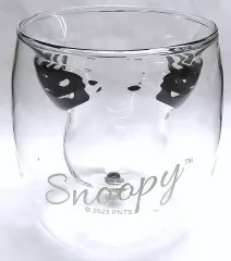 【中古】グラス スヌーピー ダブルウォールグラス 「PEANUTS(SNOOPY)」