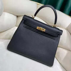 エルメス kelly 黒の女性用ハンドバッグ｜本日限定特価｜新品未使用