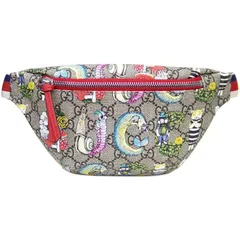 【中古A】グッチ　GUCCI　ヒグチユウコ　チルドレンズ　GGスプリーム　ボディバッグ/ウエストバッグ　502095