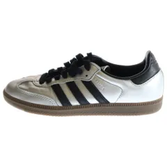 adidas Originals (アディダスオリジナルス) WMNS SAMBA ウィメンズ サンバ OG シルバーメタリック コアブラック ガム ローカットスニーカー JI4218