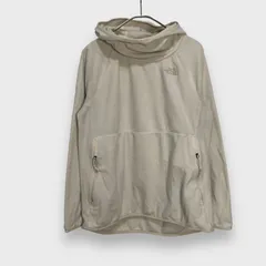 ☆THE NORTH FACE☆ザノースフェイス☆フリースプルオーバー☆バラクラバ付きフーディ☆レディースM☆オフホワイト☆I24M