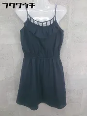 ◇ URBAN RESEARCH Sonny Label キャミソール ウエストゴム 膝丈 ワンピース サイズF ネイビー レディース 【中古】 【1002802330209】