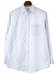 Maison Margiela4 14 メゾン マルジェラ 22AW レギュラーストライプシャツ SI0DL0001 S52651 ブルー 36のサムネイル