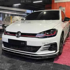 Vw ゴルフ 7 7.5 MK7 MK7.5 GTI GTD R Rline 2013-2020 車のフロントバンパーリップスポイラースプリッターディフューザープロテクターボディキットチューニング