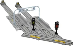 【新品】 タカラトミー 2本・車止め プラレール 直線レール 車両基地 Ｊ－２４ グレー 2個付 24 J