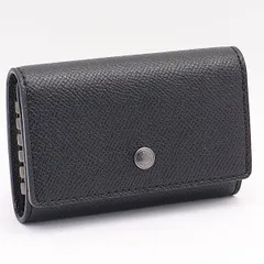 良品 コーチ 5連キーケース 黒 KYM