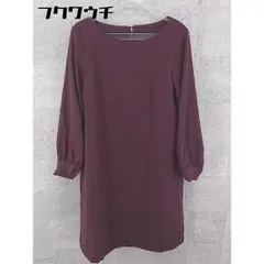 ◇ ROPE PICNIC ロペピクニック 長袖 膝丈 ワンピース サイズ38 パープル レディース 【中古】 【1002801901097】
