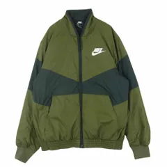 NIKE ナイキ CD9235-395 NSW SYNTHETIC FILL FZ シンセティック フィル ボンバー ジャケット カーキ系 ブラック系 L【中古】のサムネイル