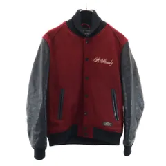 ジャックローズ ウールブレンド 長袖 ジャケット 3 ワインレッド JACKROSE 袖レザー メンズのサムネイル