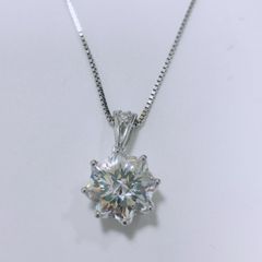 スワロフスキージルコニア SV925 一粒石ペンダント ネックレス Brillo♡Brilla ショップチャンネル
