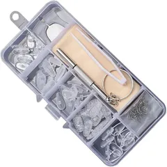[TBDBNR] メガネ鼻パッド レンズ鼻パッド シリコンパッド メガネ鼻パッド 交換キット 交換部品 メガネネジ エアクッション 布 ドライバー 滑り止め 透明 減マーク 収納ケース付