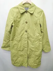 ◇ Eddie Bauer エディー・バウアー 長袖 ステンカラーコート サイズPS グリーン系 レディース P  【1407260022213】