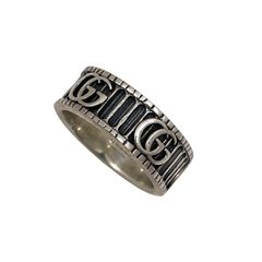 【GUCCI】グッチ ダブルG 551899 リング・指輪 シルバー925 メンズ 12号