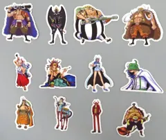 【中古】シール・ステッカー 百獣海賊団 ステッカーセット(12枚入) 「Meet the ONE PIECE 珠玉のグッズ展」