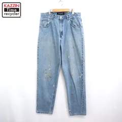 90s USA製 vintage Levi's Silvertab ペンキ Baggy デニムパンツ メンズ XLサイズ相当 ビッグサイズ オーバーサイズ