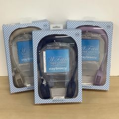 W Fan☆首掛け☆電動ファン☆ネッククーラー☆ハンディ☆扇風機☆スパイス正規品☆新品☆3個セット☆お買い得品