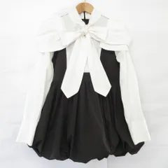 即完売品♡ マーロンエノンフィ バルーンペプラム トップス 黒 ボリューム袖 Tops | MARONENONFEE マーロンエノンフィ 公式通販